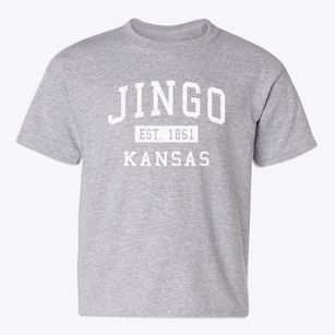 Jingo Kansas Classic Established Youth T-shirt