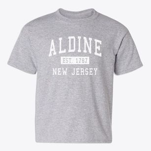 Aldine New Jersey Classic Established Youth T-shirt