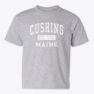 Cushing Maine Classic Established Youth T-shirt