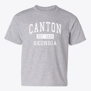 Canton Georgia Classic Established Youth T-shirt
