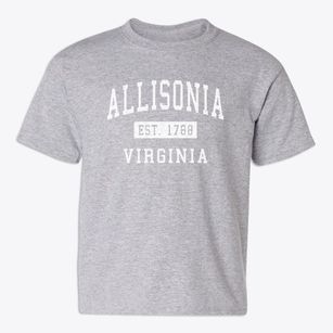 Allisonia Virginia Classic Established Youth T-shirt