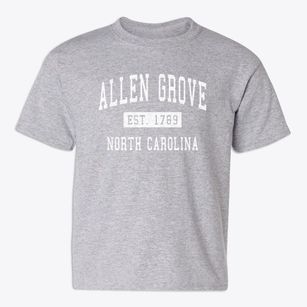 Allen Grove North Carolina Classic Established Youth T-shirt