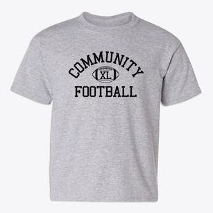 Community Christian School Classic Football Youth T-shirt