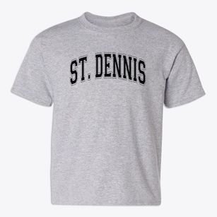 St Dennis Parish Varsity Arch Youth T-shirt