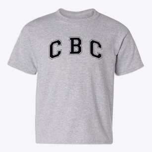 C B C Christian School Varsity Arch Youth T-shirt
