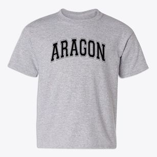 Aragon Elementary School Varsity Arch Youth T-shirt