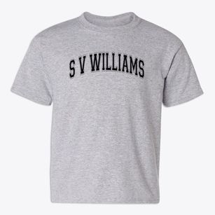 S V Williams Elementary School Varsity Arch Youth T-shirt