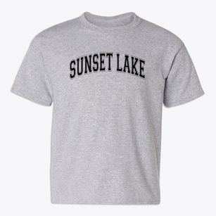 Sunset Lake Elementary School Varsity Arch Youth T-shirt