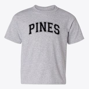 Pines Elementary School Varsity Arch Youth T-shirt