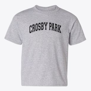 Crosby Park Elementary School Varsity Arch Youth T-shirt