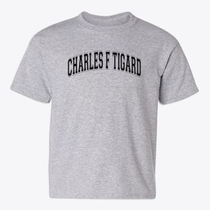 Charles F Tigard Elementary School Varsity Arch Youth T-shirt