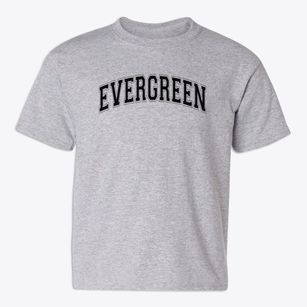 Evergreen Elementary School Varsity Arch Youth T-shirt