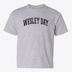 Wesley Day School Varsity Arch Youth T-shirt
