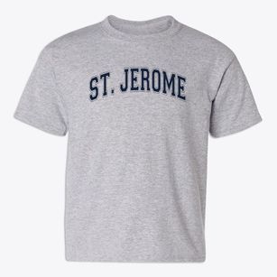 St Jerome Parish Varsity Arch Youth T-shirt