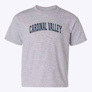 Cardinal Valley Elementary School Varsity Arch Youth T-shirt