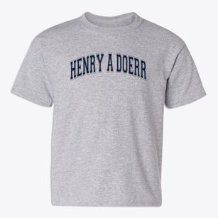 Henry A Doerr Child Development Center Varsity Arch Youth T-shirt