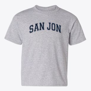 San Jon Elementary School Varsity Arch Youth T-shirt