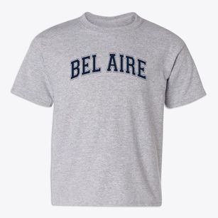 Bel Aire Elementary School Varsity Arch Youth T-shirt