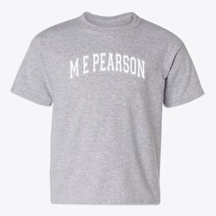 M E Pearson Primary School Varsity Arch Youth T-shirt