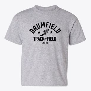 Brumfield Elementary School Track and Field Youth T-shirt