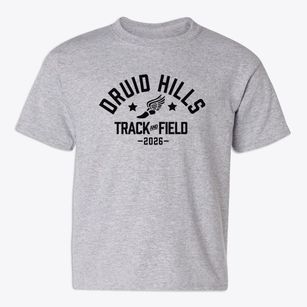 Druid Hills Elementary School Track and Field Youth T-shirt