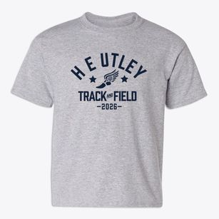 H E Utley Freshman Center Track and Field Youth T-shirt