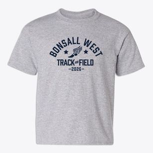 Bonsall West Elementary School Track and Field Youth T-shirt
