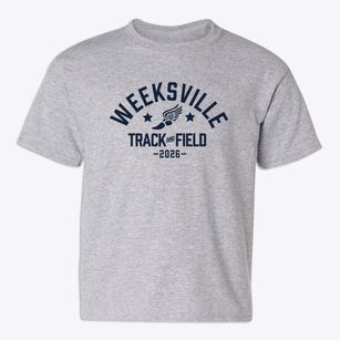 Weeksville Elementary School Track and Field Youth T-shirt