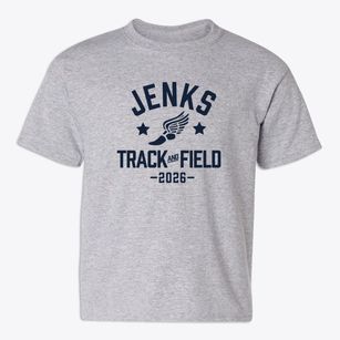 Jenks Junior High School Track and Field Youth T-shirt