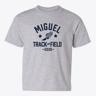 Miguel Carrillo Jr Elementary School Track and Field Youth T-shirt