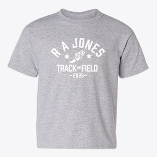 R A Jones Middle School Track and Field Youth T-shirt