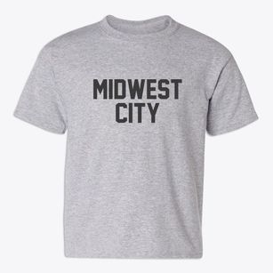 Midwest City Oklahoma Classic Block Youth T-shirt