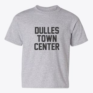 Dulles Town Center Virginia Classic Block Youth T-shirt