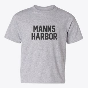 Manns Harbor North Carolina Classic Block Youth T-shirt