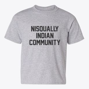 Nisqually Indian Community Washington Classic Block Youth T-shirt
