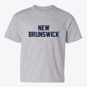 New Brunswick New Jersey Classic Block Youth T-shirt