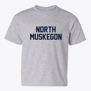 North Muskegon Michigan Classic Block Youth T-shirt