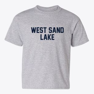 West Sand Lake New York Classic Block Youth T-shirt