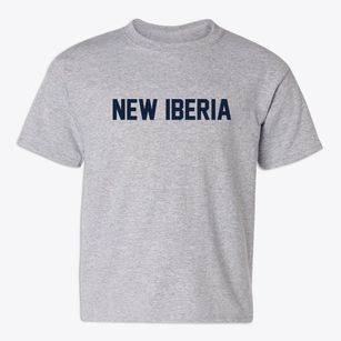 New Iberia Louisiana Classic Block Youth T-shirt