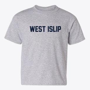 West Islip New York Classic Block Youth T-shirt