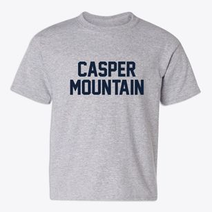 Casper Mountain Wyoming Classic Block Youth T-shirt