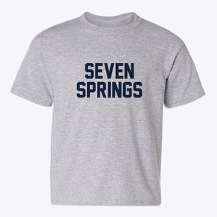 Seven Springs North Carolina Classic Block Youth T-shirt