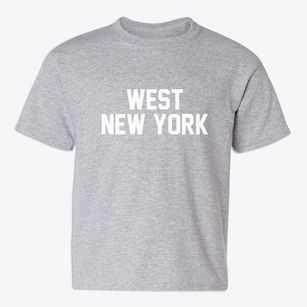 West New York New Jersey Classic Block Youth T-shirt