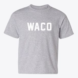 Waco Texas Classic Block Youth T-shirt