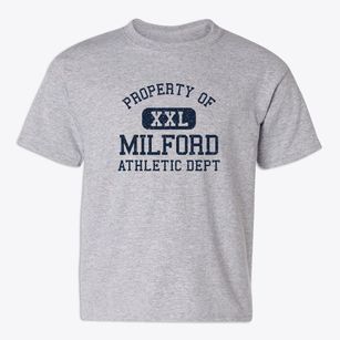 Milford Massachusetts Athletic Dept Youth T-shirt