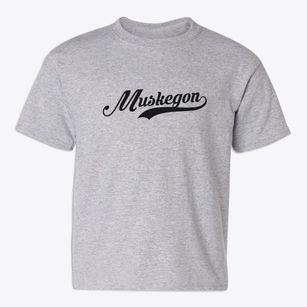 Muskegon Michigan Vintage Team Youth T-shirt