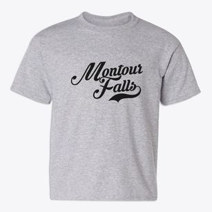 Montour Falls New York Vintage Team Youth T-shirt