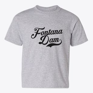 Fontana Dam North Carolina Vintage Team Youth T-shirt