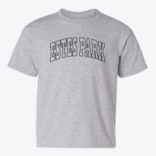 Estes Park Colorado Trendy Block Youth T-shirt