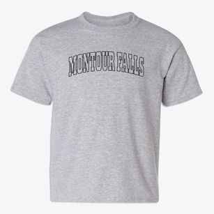 Montour Falls New York Trendy Block Youth T-shirt